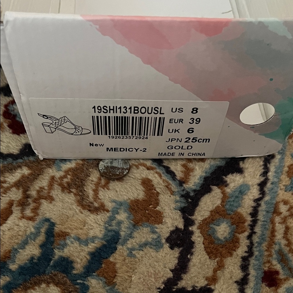 Dream Pairs Women's Gold and Pink Sandals - Picture 3 of 4